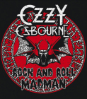 nášivka na záda, zádovka Ozzy Osbourne - Rock And Roll Madman