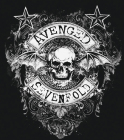 nášivka na záda, zádovka Avenged Sevenfold - Skull