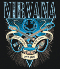 nášivka na záda, zádovka Nirvana - guitars