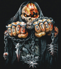 nášivka na záda, zádovka Five Finger Death Punch - Skull