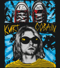 nášivka na záda, zádovka Nirvana - Kurt Cobain II