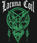 nášivka na záda, zádovka Lacuna Coil - skull