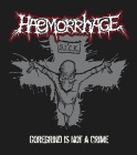 nášivka na záda, zádovka Haemorrhage - Goregrind Is Not A Crime