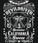 nášivka na záda, zádovka Devil Driver - Genuine California Groove