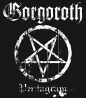 nášivka na záda, zádovka Gorgoroth - Pentagram