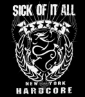 nášivka na záda, zádovka Sick Of It All - New York Hardcore