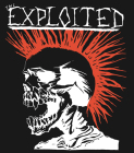 nášivka na záda, zádovka The Exploited - Mohican Skull II