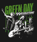 nášivka na záda, zádovka Green Day - 99 Revolutions