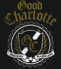 nášivka na záda, zádovka Good Charlotte - Waldorf Maryland