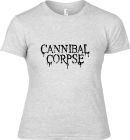 šedivé dámské triko Cannibal Corpse