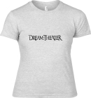 šedivé dámské triko Dream Theater