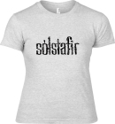 šedivé dámské triko Sólstafit