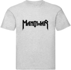 šedivé pánské triko Manowar