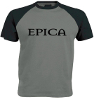 šedočerné triko Epica