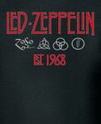 nášivka na záda, zádovka Led Zeppelin - Est. 1968