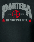 nášivka na záda, zádovka Pantera - 101 Proof Pure Metal