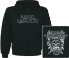 mikina s kapucí a zipem Amon Amarth - Warrior Skull