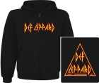 mikina s kapucí a zipem Def Leppard - logo II