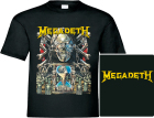 triko Megadeth - Cemetery, Hourglass, Logo