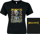 dámské triko Megadeth - Cemetery, Hourglass, Logo