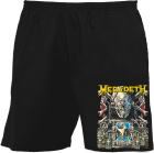 bermudy, kraťasy Megadeth - Cemetery, Hourglass, Logo