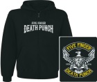 mikina s kapucí a zipem Five Finger Death Punch - 5FDP USA