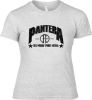 šedivé dámské triko Pantera