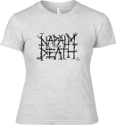 šedivé dámské triko Napalm Death