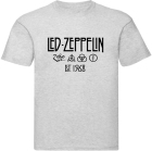 šedivé pánské triko Led Zeppelin - logo