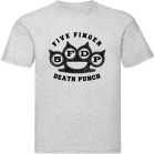 šedivé pánské triko Five Finger Death Punch