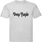 šedivé pánské triko Deep Purple