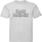 šedivé pánské triko Iron Maiden