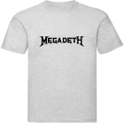 šedivé pánské triko Megadeth