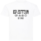 bílé pánské triko Led Zeppelin - logo
