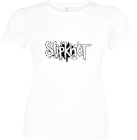 bílé dámské triko Slipknot