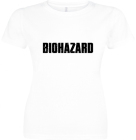 bílé dámské triko Biohazard