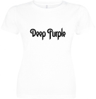 bílé dámské triko Deep Purple