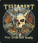 nášivka na záda, zádovka Testament - First Strike Still Deadly