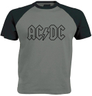 šedočerné triko AC/DC