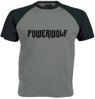 šedočerné triko Powerwolf