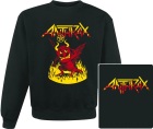 mikina bez kapuce Anthrax - Devil
