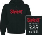 mikina s kapucí a zipem Slipknot - If You re 555