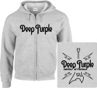 šedivá mikina s kapucí a zipem Deep Purple - Soldier Of Fortune