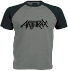 šedočerné triko Anthrax