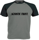 šedočerné triko Agnostic Front