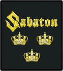nášivka na záda, zádovka Sabaton - crowns