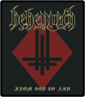 nášivka na záda, zádovka Behemoth - From God To Ash