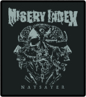 nášivka na záda, zádovka Misery Index - Naysayer