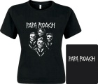 dámské triko Papa Roach - skulls