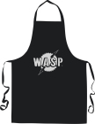 Laclová zástěra s výšivkou W.A.S.P. - logo